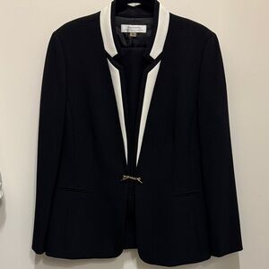 Professional Black and White Suit